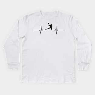 volleyball girl Kids Long Sleeve T-Shirt